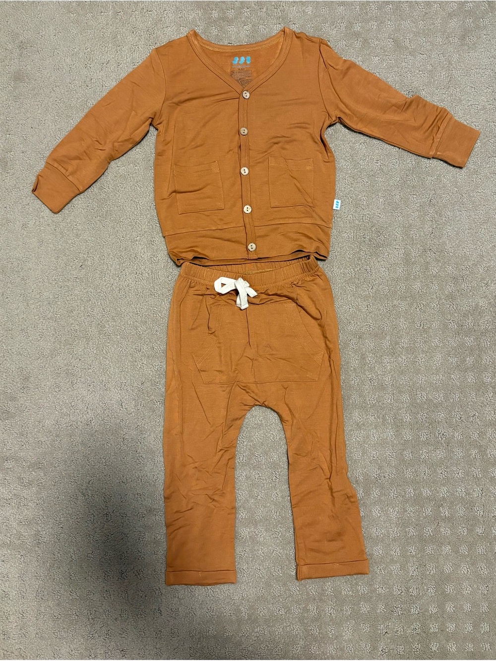 Bamboo Rust Orange Two-Piece Set